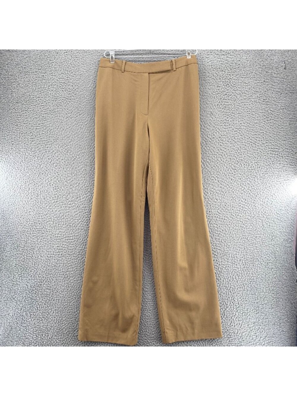 Brooks Brothers Pants Womens 2 Beige Wool Trousers Bootcut Leg High Rise Career